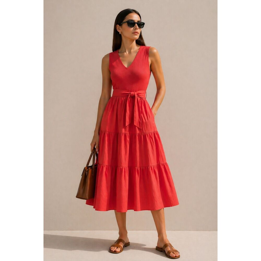NWOT Jason Wu tiered midi dress, XS $550